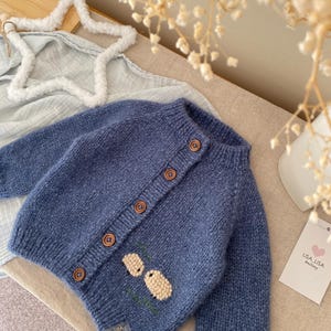 Sheep cardigan - alpaca wool